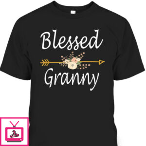 Mother’s Day T-Shirt Blessed Granny Gift For Mom Grandma