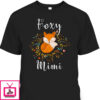Mother’s Day T-Shirt Foxy Mimi Gift For Mom & Grandma