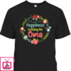 Mother’s Day T-Shirt Happiness Is Being An Oma