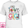 Mother’s Day T-Shirt I Love Being Called Gigi Sunflower