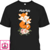 Mother’s Day T-Shirt Mama Gift For Fox Lovers