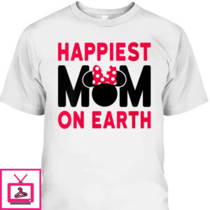 Mother’s Day T-Shirt Minnie Mouse Disney Happiest Mom