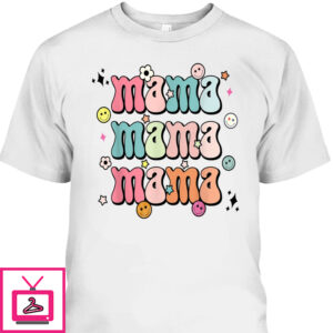Mother’s Day T-Shirt Retro Groovy Mama
