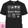 Mother’s Day T-Shirt Swim Mom Gift For Mother-In-Law
