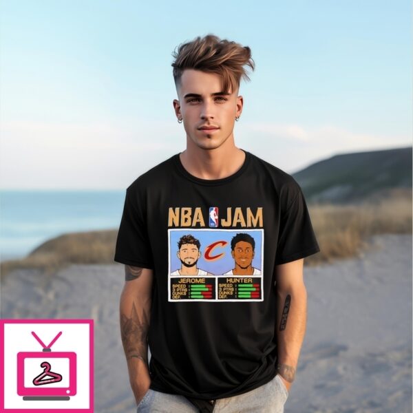 Nba Jam Cleveland Cavaliers Ty Jerome And De’Andre Hunter T-Shirt