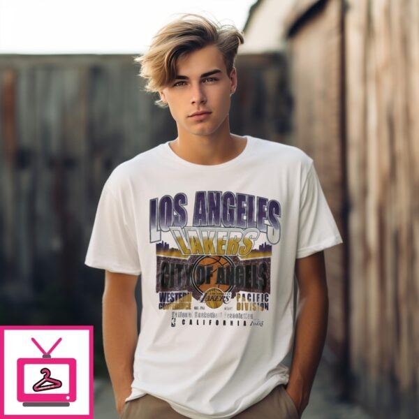 Nba Los Angeles Lakers City Of Angels 2024 T-Shirt