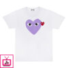 PLAY T-Shirt Pastel Heart and Red Emblem