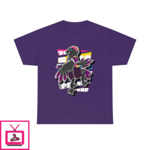 Panromantic Pride Munin Raven – T-Shirt