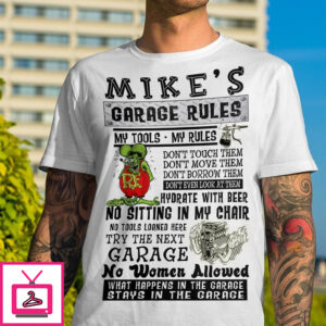 Personalized Garage Rules Rat Fink Shirt