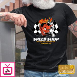 Personalized Speed Shop Red Devil T Shirts Personalized Speed Shop Red Devil T Shirts