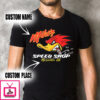 Personalized Woodpecker Garage Hot Rod Speed Shop T Shirts