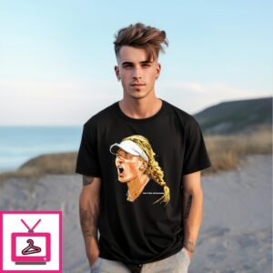 Peyton Stearns American Professional Tennis Portrait Illustration T-Shirt