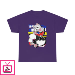 Polyamorous Pride Riley Arctic Fox – T-Shirt