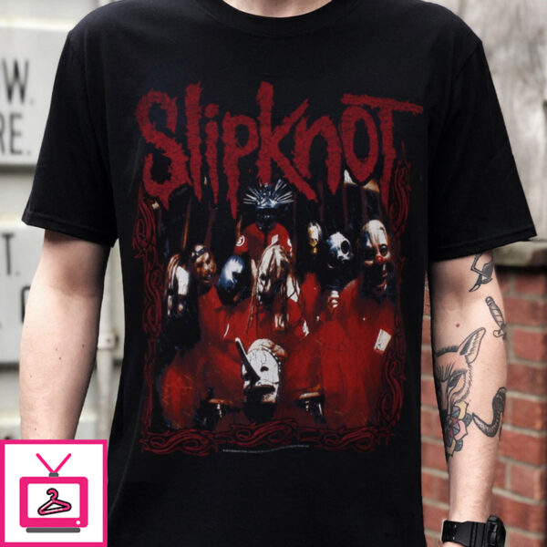 Slipknot Band Frame Men’s Black T-Shirt