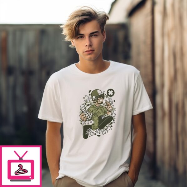 Soldier Running T-Shirt