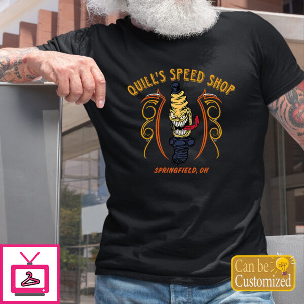 Spark Plug Pinstripe Custom T Shirts