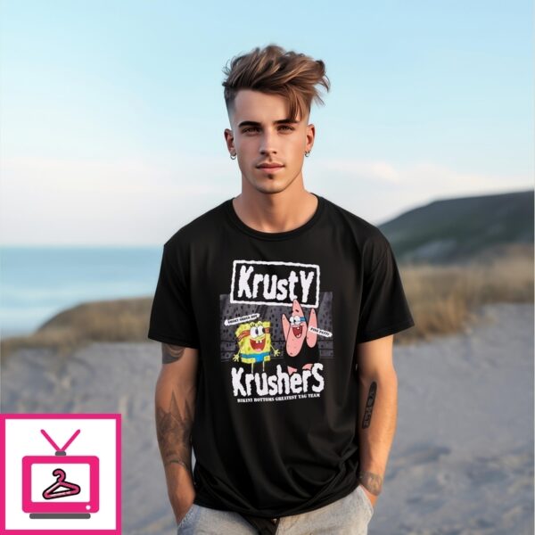 Spongebob Squarepants Krusty Krushers Bikini Bottoms Greatest Tag Team T-Shirt