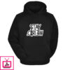 Stay Weird Printed Cotton Hoodies