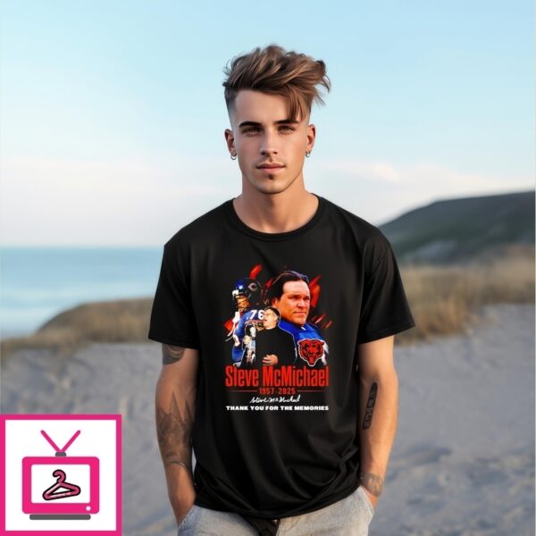 Steve Mcmichael 1957-2025 Thank You For The Memories Signature T-Shirt