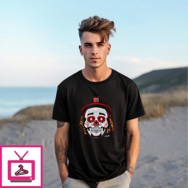 Sugar Skull Jose Ramirez Major League T-Shirt