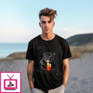 Sweet Tea And Pugs Make Me Happy Humans Make My Head Hurt T-Shirt