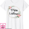 T-Shirt Mere Veilleuse Merveilleuse Maman Cadeau Fleur