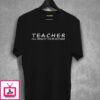 Teacher Tshirt With Colorfull Dots
