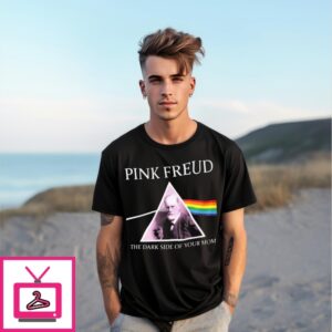 The Dark Side Of Your Mom Pink Freud T-Shirt