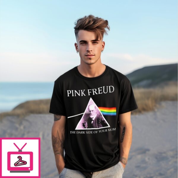 The Dark Side Of Your Mom Pink Freud T-Shirt