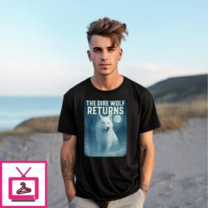 The Dire Wolf Returns While Wolf T-Shirt