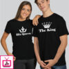 The King His Queen – Best Couple T-Shirt