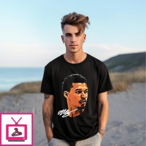 Victor Wembanyama Nba Big Face Player Signature T-Shirt