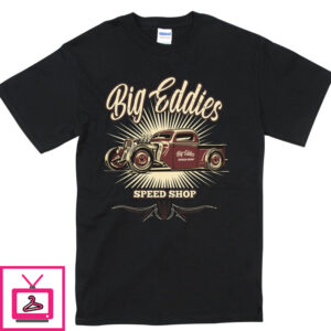 Vintage Hot Rod Truck Big Eddies T Shirt