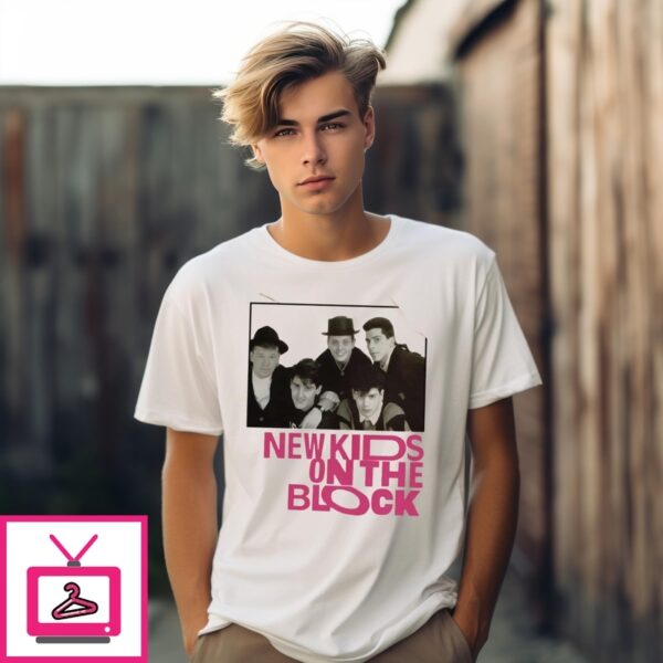 Vintage Nkotb Pink New Kids On The Block T-Shirt