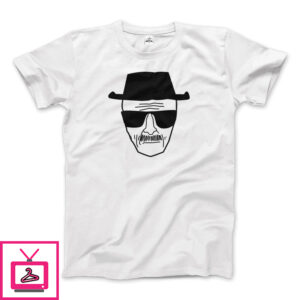 Walter White With Porkpie Hat and Sunglasses Sketch T-Shirt