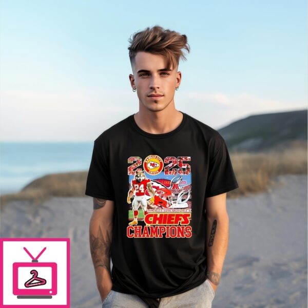2025 Kansas City Chiefs Afc Championship Game Chiefs Champions T-Shirt