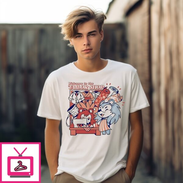 Able Sisters Clothing Shop Animal Crossing Welcome To The Tailor Shop T-Shirt