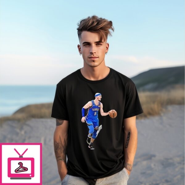 Alex Caruso Oklahoma City Thunder Photo Signature T-Shirt