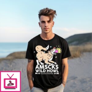 American Socks Wild Howl Worldwide Est 2013 T-Shirt