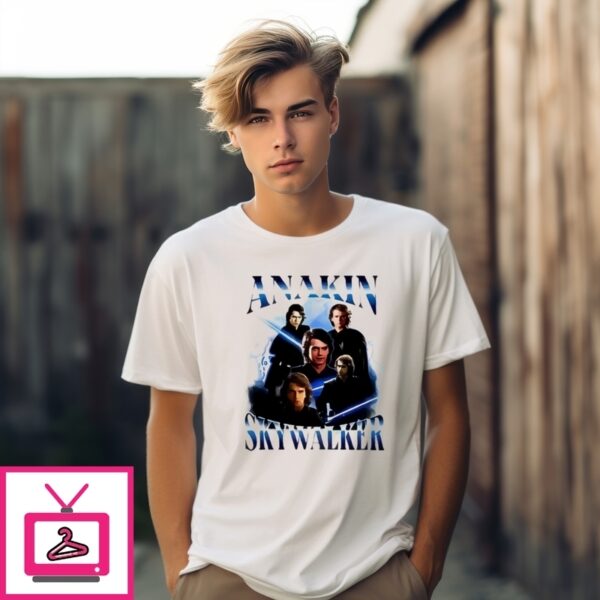 Anakin Skywalker Jedi Vintage Bootleg Style T-Shirt