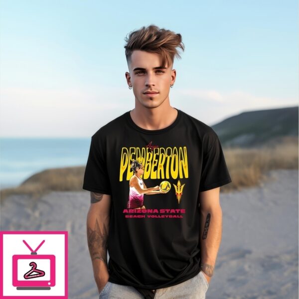 Anya Pemberton Arizona State Volleyball Illustrated T-Shirt