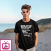Breathe Balance What You Give Rest Without Guilt Exhale On Purpose Allow Joy T-Shirt