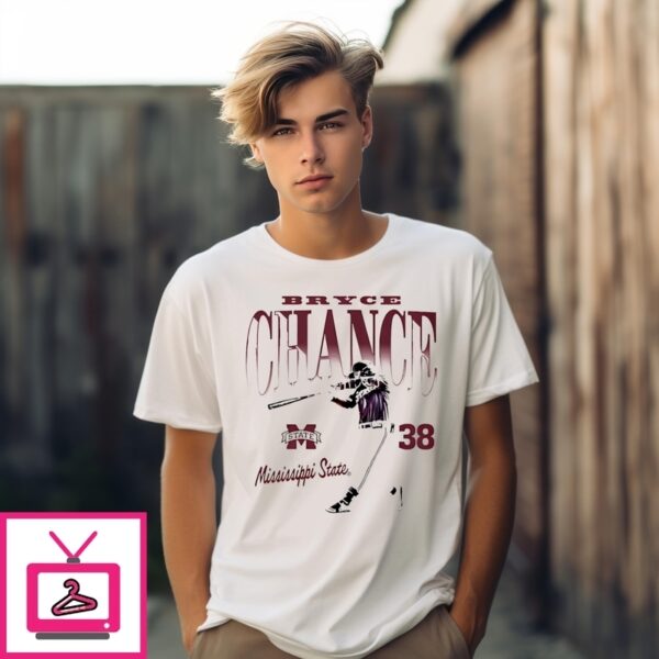 Bryce Chance Mississippi State Baseball Illustrated T-Shirt