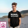 Carl Niehaus Wearing Rona Setjhaba 2025 T-Shirt