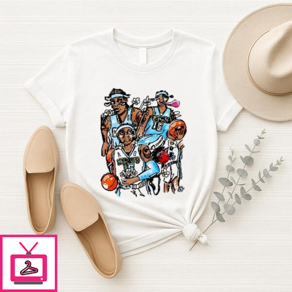 Carmelo Anthony Melo Doodles Nuggets 15 Vameee T-Shirt