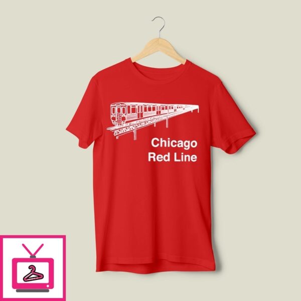 Chicago El Train Red Line T-Shirt