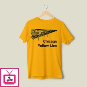 Chicago El Train Yellow Line T-Shirt