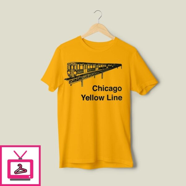 Chicago El Train Yellow Line T-Shirt