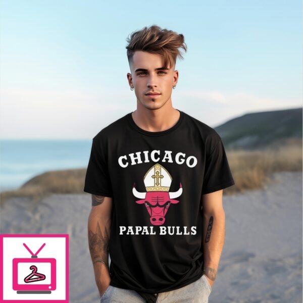 Chicago Papal Bulls Pope T-Shirt