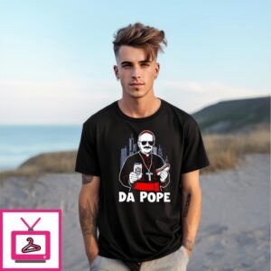 Chicago Pope Leo Xiv Da Pope City Skyline T-Shirt